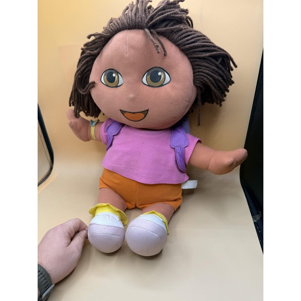 Viacom Dora The Explorer Plush Rag Doll Backpack Size 18 In Toy Vintage Rare